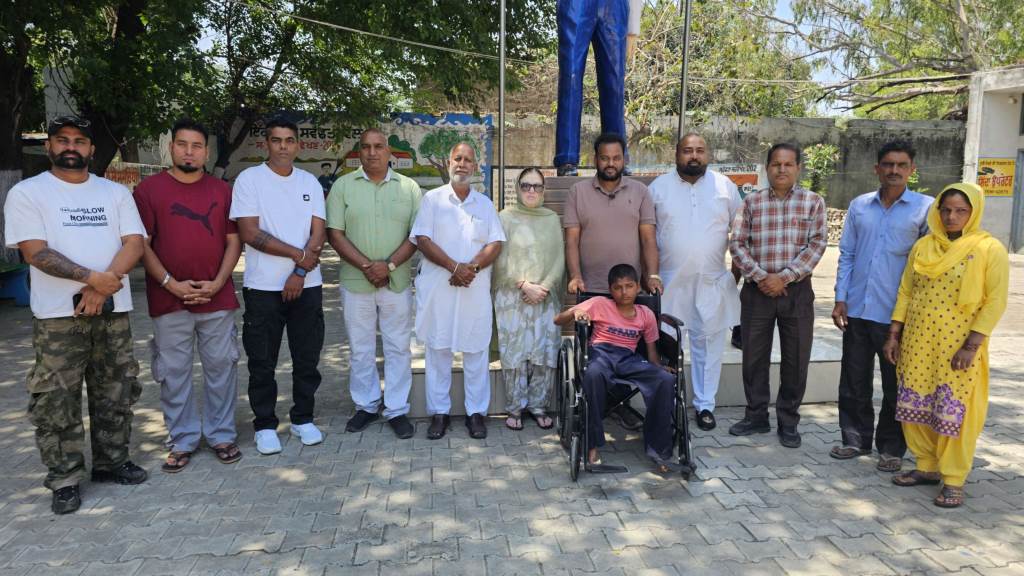 Raju Brothers Welfare Society UK Punjab Donates Wheelchair